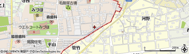 愛知県一宮市浅井町尾関同者205周辺の地図