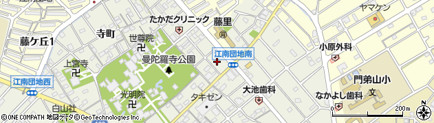 愛知県江南市前飛保町寺町236周辺の地図