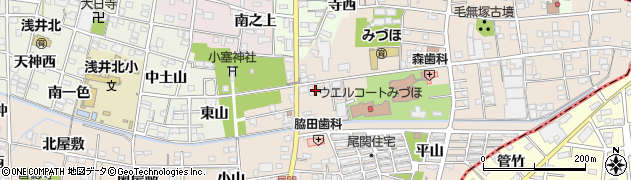 愛知県一宮市浅井町尾関同者154周辺の地図