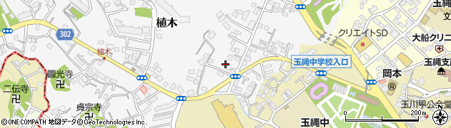 神奈川県鎌倉市植木256周辺の地図