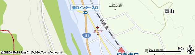 鳥取県西伯郡伯耆町溝口748周辺の地図