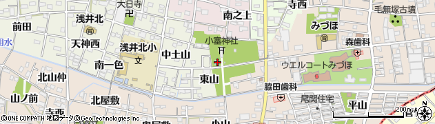 愛知県一宮市浅井町尾関同者6周辺の地図