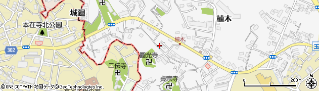 神奈川県鎌倉市植木538周辺の地図
