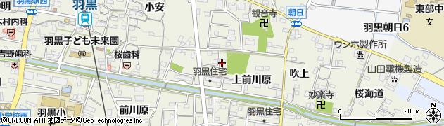 愛知県犬山市羽黒上前川原27周辺の地図