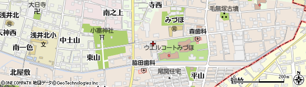 愛知県一宮市浅井町尾関同者159周辺の地図