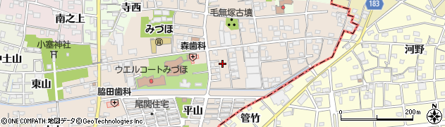 愛知県一宮市浅井町尾関同者166周辺の地図