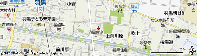 愛知県犬山市羽黒上前川原26周辺の地図