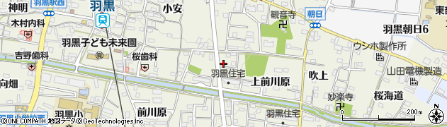 愛知県犬山市羽黒上前川原31周辺の地図