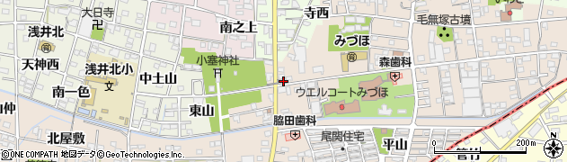 愛知県一宮市浅井町尾関同者149周辺の地図