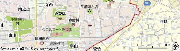 愛知県一宮市浅井町尾関同者167周辺の地図