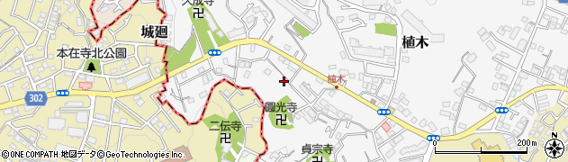 神奈川県鎌倉市植木545周辺の地図
