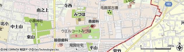 愛知県一宮市浅井町尾関同者165周辺の地図