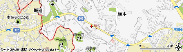 神奈川県鎌倉市植木536周辺の地図
