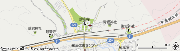 岐阜県不破郡関ケ原町今須2591周辺の地図