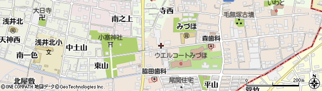 愛知県一宮市浅井町尾関同者140周辺の地図
