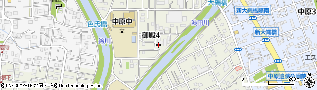 新川端東公園周辺の地図