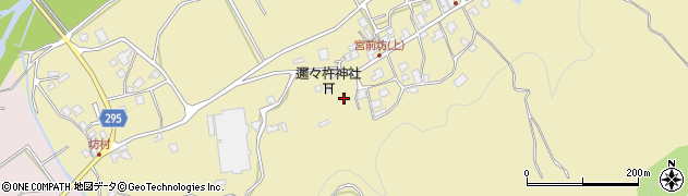 滋賀県高島市朽木宮前坊303周辺の地図