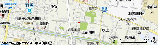 愛知県犬山市羽黒上前川原29周辺の地図