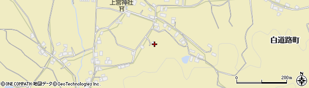 京都府綾部市白道路町深田53周辺の地図
