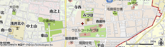 愛知県一宮市浅井町尾関同者135周辺の地図