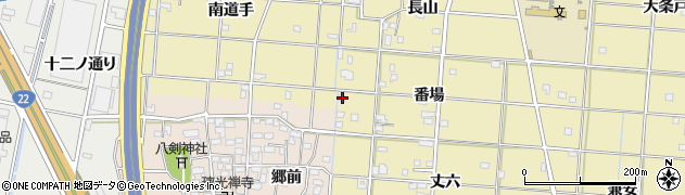 愛知県一宮市光明寺番場61周辺の地図