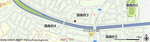 千葉県木更津市港南台周辺の地図