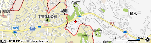 神奈川県鎌倉市植木501-130周辺の地図