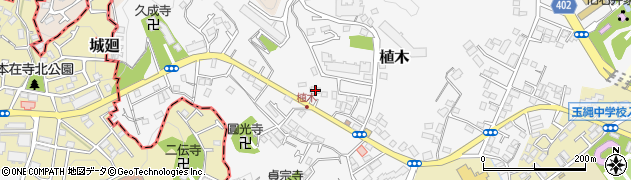 神奈川県鎌倉市植木443周辺の地図