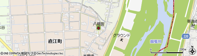岐阜県大垣市直江町10周辺の地図