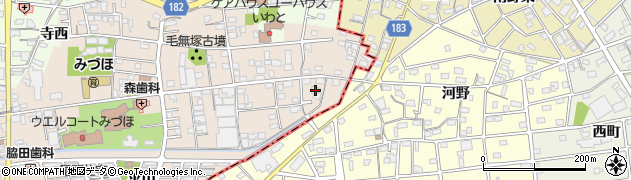 愛知県一宮市浅井町尾関同者183周辺の地図