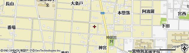 愛知県一宮市光明寺古屋敷48周辺の地図