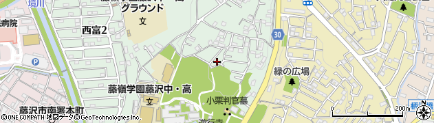 神奈川県藤沢市西富413周辺の地図