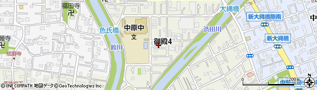 新川端公園周辺の地図