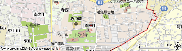 愛知県一宮市浅井町尾関同者128周辺の地図