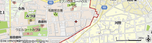 愛知県一宮市浅井町尾関同者175周辺の地図