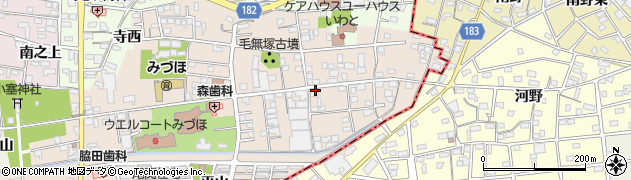愛知県一宮市浅井町尾関同者170周辺の地図