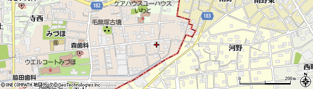 愛知県一宮市浅井町尾関同者178周辺の地図