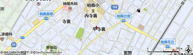 愛知県丹羽郡扶桑町柏森甲寺裏56周辺の地図