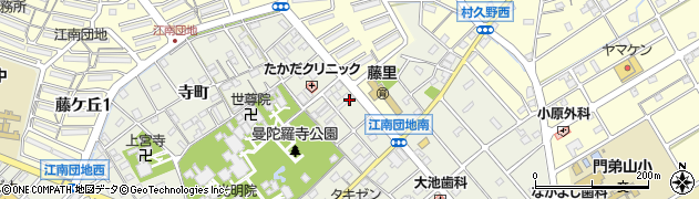 愛知県江南市前飛保町寺町229周辺の地図
