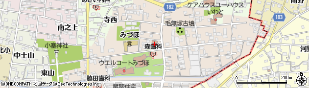 愛知県一宮市浅井町尾関同者126周辺の地図