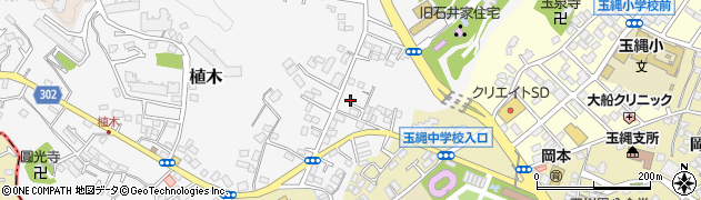 神奈川県鎌倉市植木170-9周辺の地図