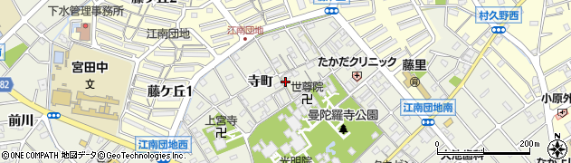 愛知県江南市前飛保町寺町117周辺の地図