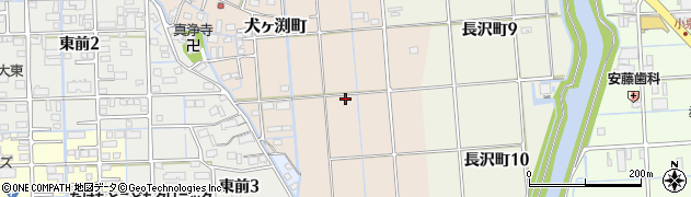岐阜県大垣市犬ヶ渕町周辺の地図
