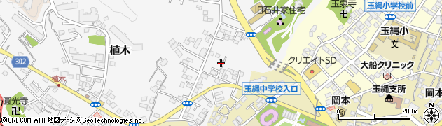 神奈川県鎌倉市植木170周辺の地図
