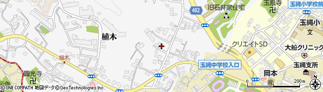神奈川県鎌倉市植木221周辺の地図