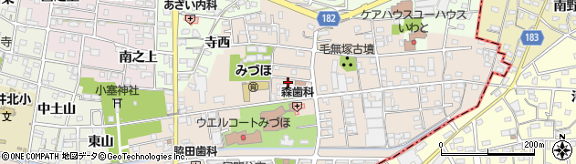 愛知県一宮市浅井町尾関同者125周辺の地図