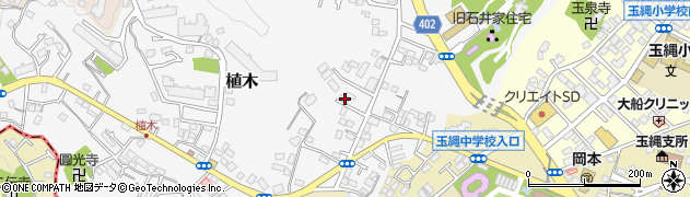 神奈川県鎌倉市植木220周辺の地図