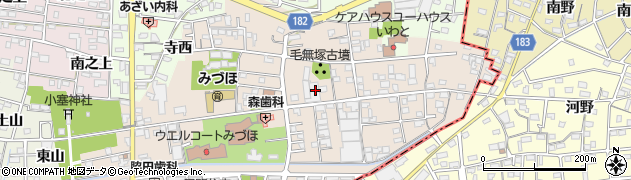 愛知県一宮市浅井町尾関同者96周辺の地図