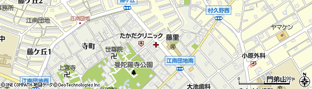 愛知県江南市前飛保町寺町226周辺の地図