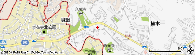 神奈川県鎌倉市植木501-35周辺の地図